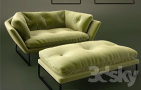 ​New York Suite by Saba Italia - 1 Seater Ottoman