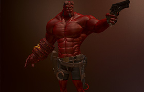 Hellboy Pose - Fan Art
