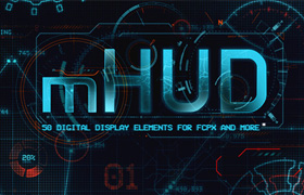 motionVFX - mHUD - 50 Digital Display Elements