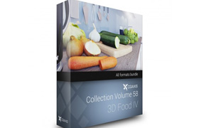 CGAxis Models Volume 58 - 3D Food IV