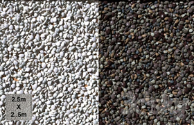 DARK AND LIGHT PEBBLES