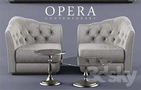 Sofas, chairs, tables opera BUTTERFLY