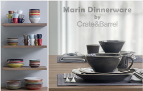 Marin Dinnerware collection by Crate&Barrel