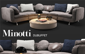 Sofa Minotti Dubuffet