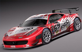 Ferrari 458 GT3 Race Car 2014