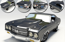 Gnomon Assets 1970 Chevelle Hot Rod  ​