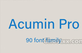 Acumin Font Family