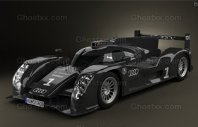 Audi R18 TDI 2011 3D Model