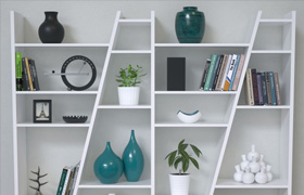 Delta Composition Shelving Unit