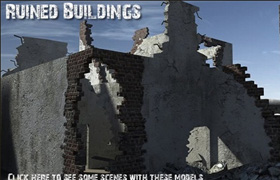 dexsoft-Ruined Buildings model pack by Swen Johanson    