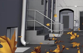 Digital Tutors - Creating a Wind Blown Leaves Simulation Using nCloth in Maya