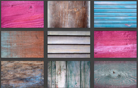 ​creativemarket - 35 Colored & Weathered Wood Textures