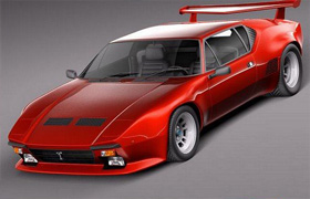 De Tomaso Pantera GTS 1971 - 1991 - 3D Model