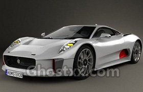 Jaguar C-X75 2013 - 3D Model