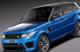 Land Rover Range Rover Sport SVR 2015 - Vray - 3D Model