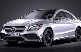 Mercedes-Benz CLA45 AMG 2017 - 3D Model