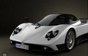 Pagani Zonda F 2005 - Vray - 3D Model  ​