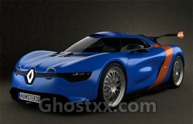 Renault Alpine A110-50 2012 - 3D model