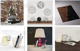 3dsky - Modern Decorative Objects 3D Models