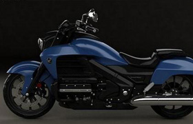 Honda Valkyrie GL1800C 2015 - Vray - 3D Model