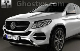 Mercedes-Benz GLE-Class coupe 2014 - Vray - 3D model