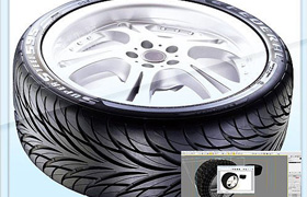 Modeling 3d Tyres in 3Ds MAX (2008)