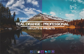 TEAL AND ORANGE riyazmn ( RMN ) 130 LUTS & PRESETS Pack