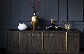 BEZIER PANEL 6-DOOR SIDEBOARD