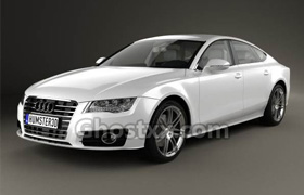 Audi A7 Sportback 3.0 TDI quattro '2010 - 3D Model