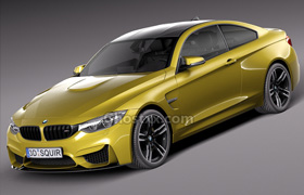 BMW M4 Coupe F32 2015 - 3D Model