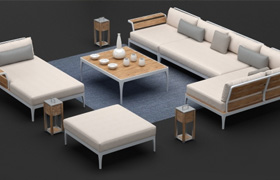 Outdoor furniture Ethimo collection Meridien
