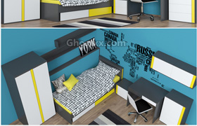 graphic furniture set - childroom archive