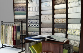 for the store to sell wallpaper and fabrics