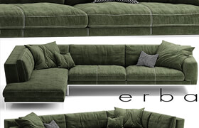 Sofa ERBA ITALIA EDIZIONE Sectional sofa