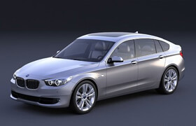 BMW 550i Gran Turismo (F07) 2009 - 3D Model