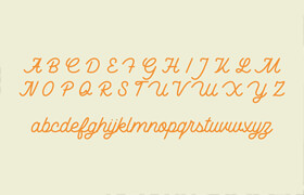 Monoline Script - Font