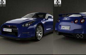 Nissan GT-R (R35) 2013 - 3D Model
