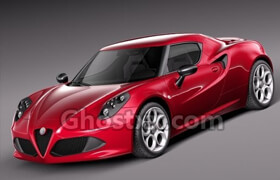 Alfa Romeo 4C 2014 - 3D model