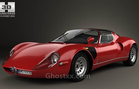 Alfa Romeo 33 Stradale 1967 - 3D Model