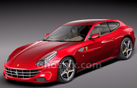 Ferrari FF 2012 - 3D Model