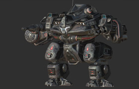 【正版】3Ds Max 重机甲战士制作全流程教学