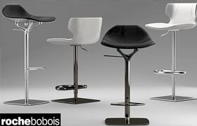 chairs roche bobois Tabouret KASUKA CHISTERA