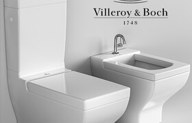 Squat toilet and bidet Villeroy & Boch La Belle