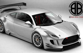 ​Generic Sports Car GT3 - 3D Model