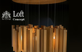 loft-concept wooden rain