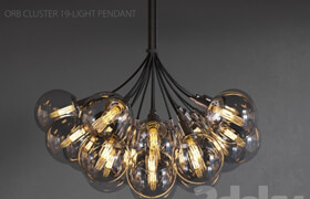 Sonneman ORB CLUSTER 19-LIGHT PENDANT