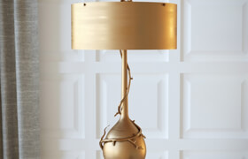 Twig Bulb Lamp-Brass