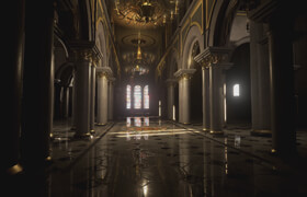 Making of Palace interior 3ds max Unreal Engine tutorial final part  ​