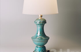 ​Uttermost 26347 Lynden Aged Blue Lamp