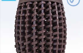 Cyan Design Woven Sienna Stool